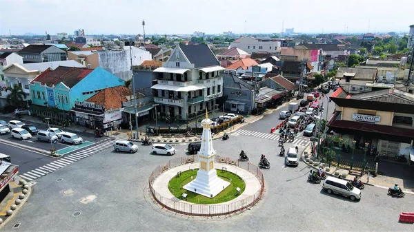 Yogyakarta Indonesia May 2022 Beautiful Aerial View Ring Road Welcome — Stok Foto