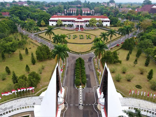 Bandung Indonesia April 2022 Aerial View Ipdn State Science High — Fotografia de Stock
