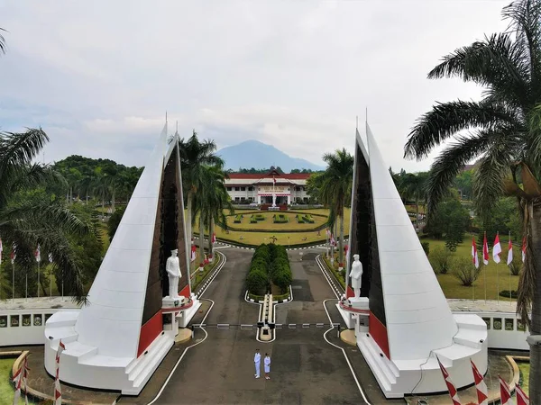 Bandung Indonesia April 2022 Aerial View Ipdn State Science High — Fotografia de Stock