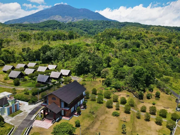 Kuningan Indonesia June 2022 Beautiful Aerial View Tourist Park Mountains — Stockfoto