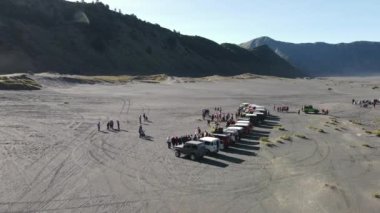 Bromo Dağı, Doğu Java-Endonezya 'nın güzel hava manzarası.