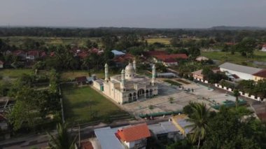 Aerial view of the Grand Mosque in Bandung, West Java - Indonesia.