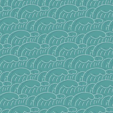 Kusursuz dalga deseni. Tekstil, kapak ve yüzey için baskı. Moda kumaşı için.