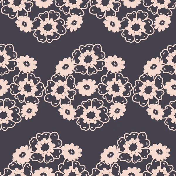小さな花とシームレスな装飾パターン テキスタイル カバー 表面のための印刷 ファッション生地のため — ストックベクタ