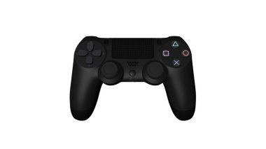 joystick isolated vector icon. game controller illustration with white background