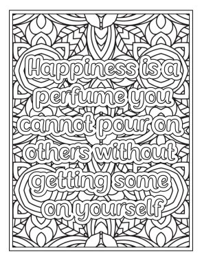 Mood Swing Quotes Coloring Page For Kdp Interior clipart