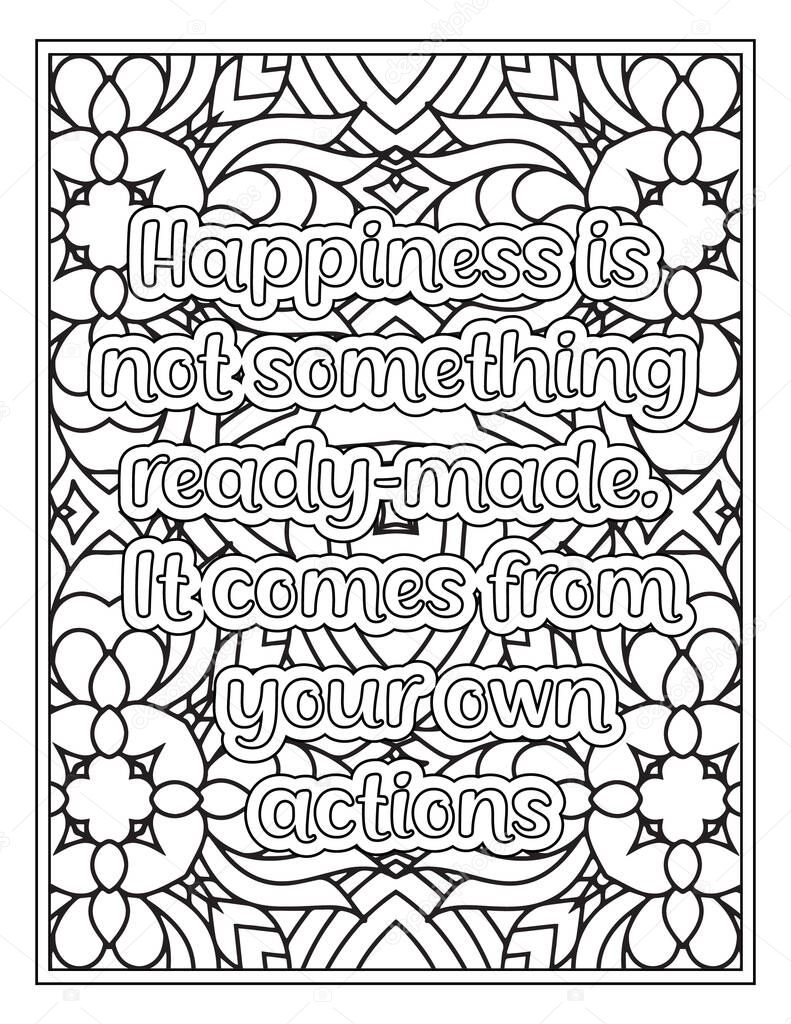 Mood Swing Quotes Coloring Page For KDP Interior