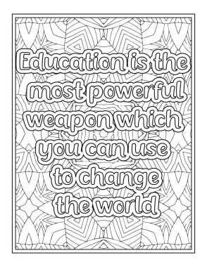 Nurse Quotes Coloring Page For KDP Interior clipart