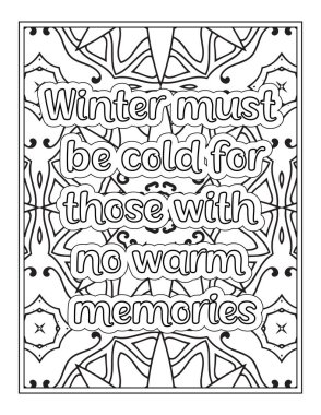 KDP İçişleri için Kış Tırnak Boyama Sayfası