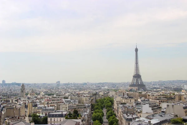 Uitzicht Vanaf Toren Van Eiffel — Stockfoto