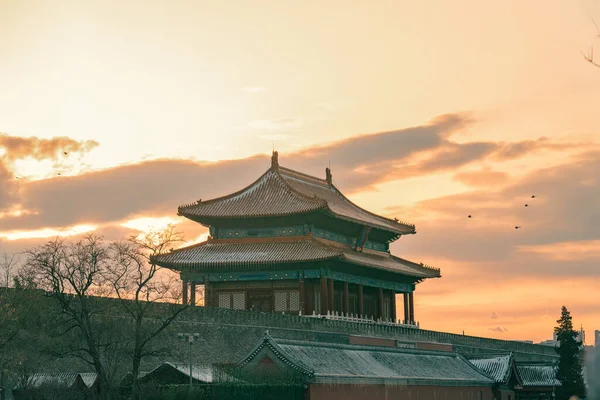 Zakazane Miasto Pekin Chiny — Zdjęcie stockowe