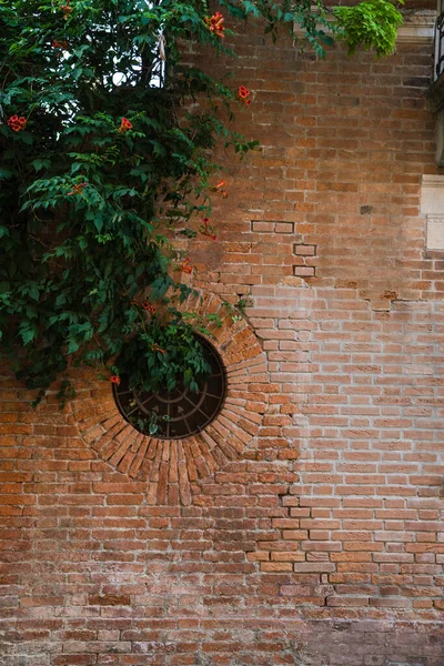 背景古い風化レンガの壁 — ストック写真