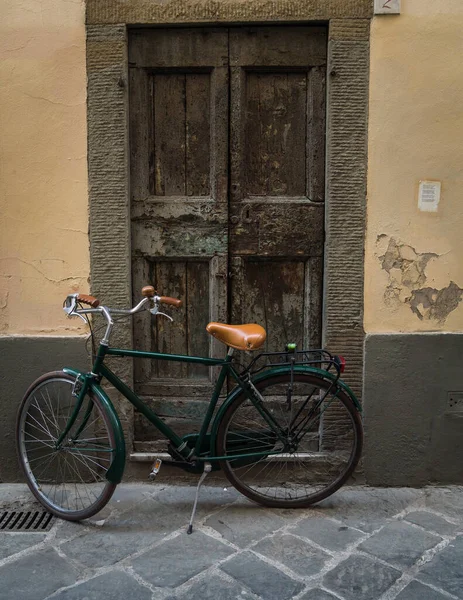 old door and bike in Italy