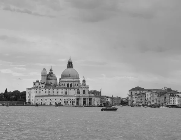 View Famous Church Santa Marial Della Salute Venice Italy Lagoon — Stock Photo, Image