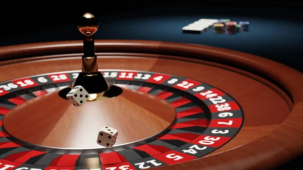 Casino Roulette Card — Stock Photo, Image