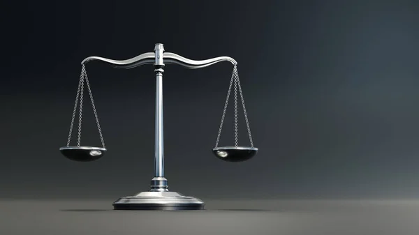 Justice Scale Concept Image Rendering —  Fotos de Stock