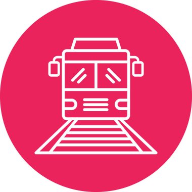 Train modern vector icon illustration