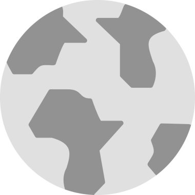 Bir dünya haritasının vektör illüstrasyonu