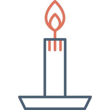 Mum simgesi vektör illüstrasyonu