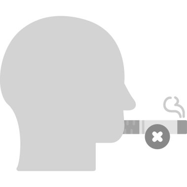 No smoking modern vector icon illustration