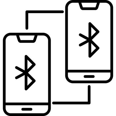 Telefon simgesinin vektör illüstrasyonu