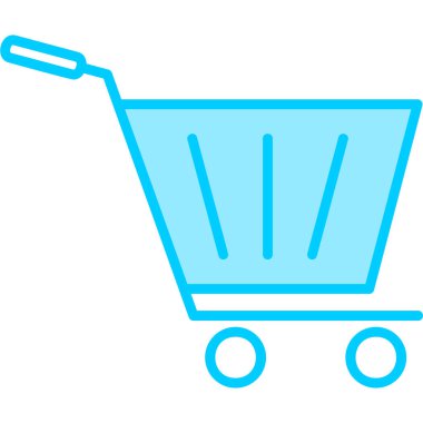 Trolley icon, illustration for web