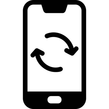 Smartphone Simgesi, vektör illüstrasyonu