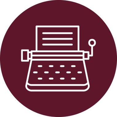 Edebiyat web simgesi vektör illüstrasyonu