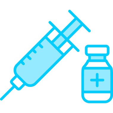  İnsülin. Web simgesi basit illüstrasyon