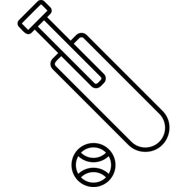 Beyzbol. Web simgesi basit illüstrasyon