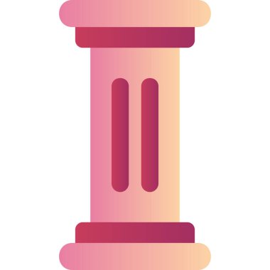 sütun simgesinin vektör çizimi 