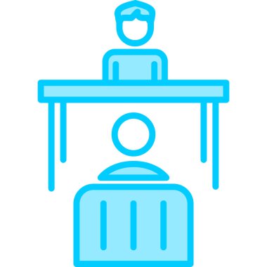 Adamım. Web simgesi basit illüstrasyon