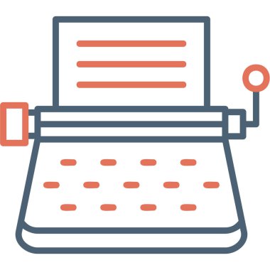 Edebiyat web simgesi vektör illüstrasyonu