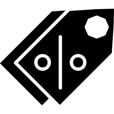 Etiket web simgesi basit illüstrasyon