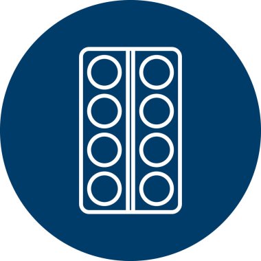 İlaç simgesi vektör illüstrasyonu