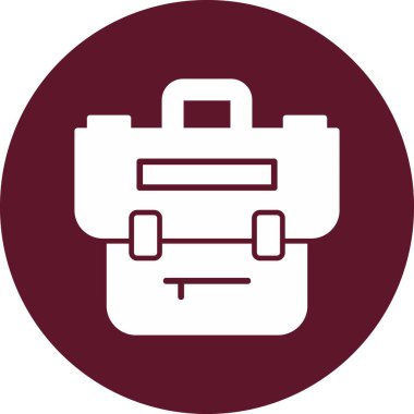 Portföy. Web simgesi basit illüstrasyon