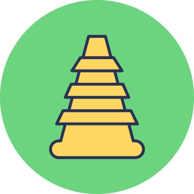 Koni modern simge, vektör çizimi\\