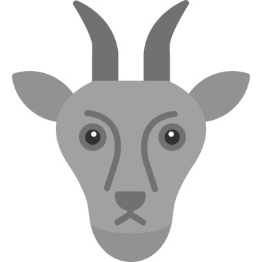 Keçi kafası simgesinin basit bir gösterimi