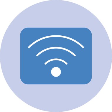 wifi simgesi vektör illüstrasyonu