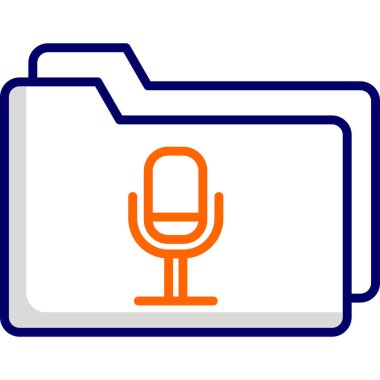 Dosya. Web simgesi basit illüstrasyon 