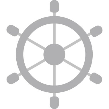 rudder, web icon simple illustration