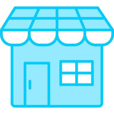 mağaza web simgesi basit illüstrasyon