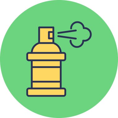 Bir şişe simgesinin vektör illüstrasyonu