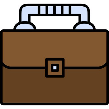 Çanta. Web simgesi basit tasarım 