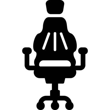 Sandalye. Web simgesi basit tasarım