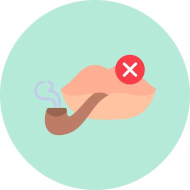 No smoking modern vector icon illustration