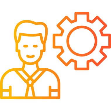 Manager, Businessman User logo, simple icon for web page 