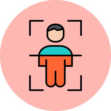 Erkek ve kadın ikonunun vektör illüstrasyonu