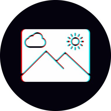 dağ resmi web vektör illüstrasyonu