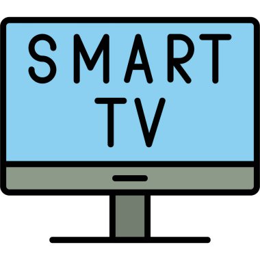 tv simge vektör çizim